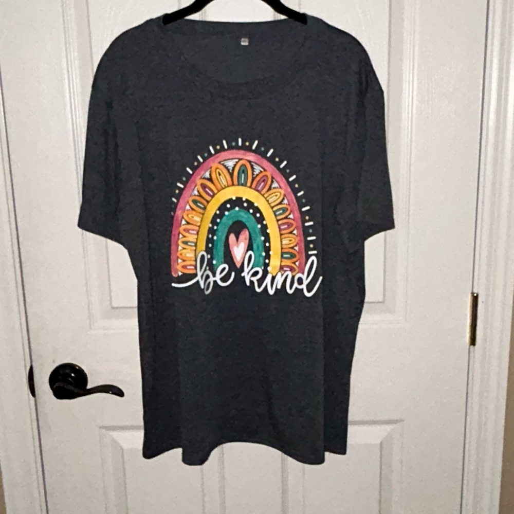 Be Kind Rainbow Graphic Tee